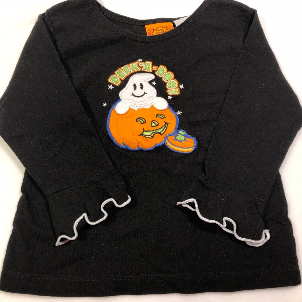 Girls Adorable Long Sleeve  Halloween Shirt 24 mo